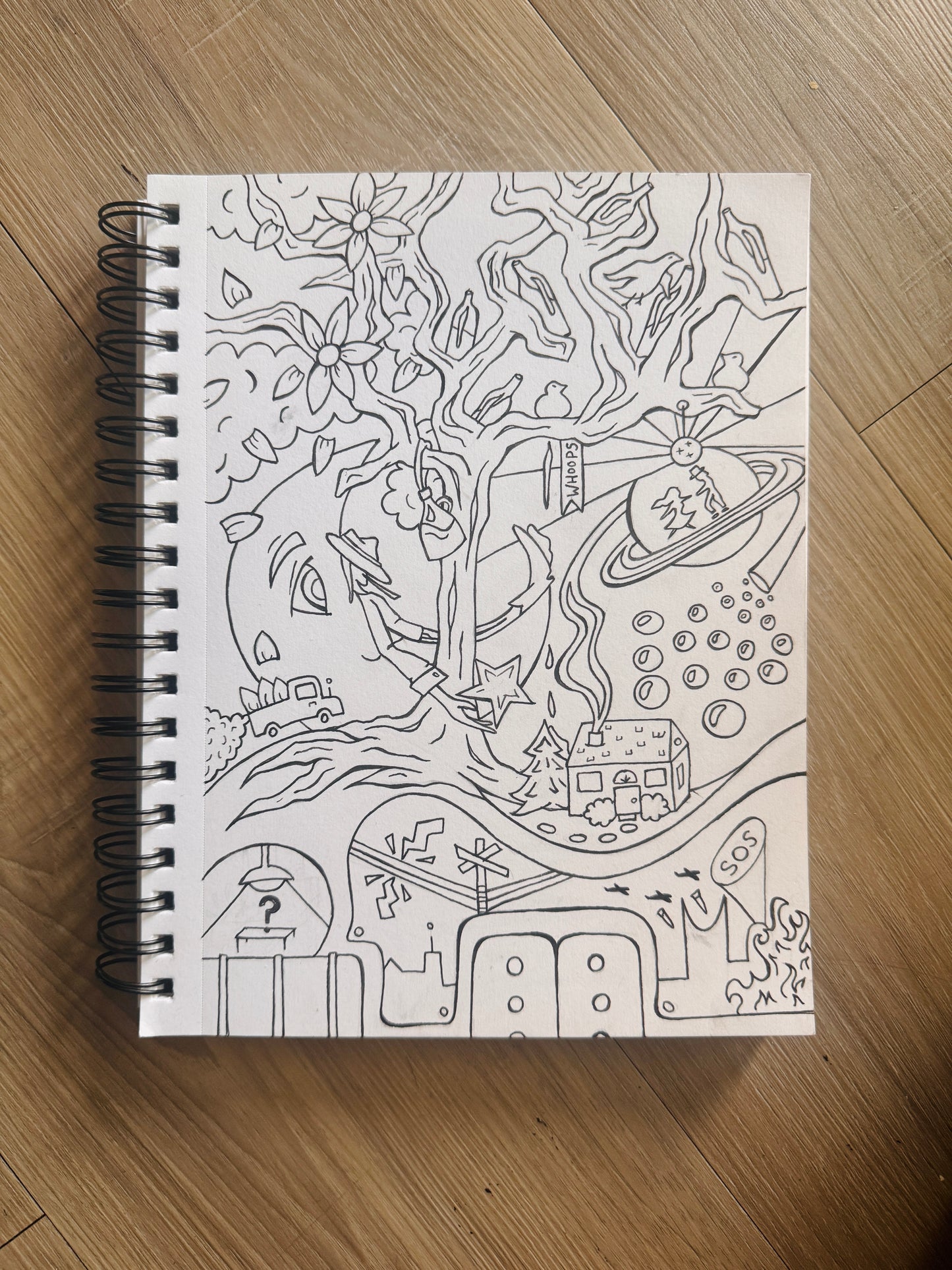 Moon Cowboy Tote Bag