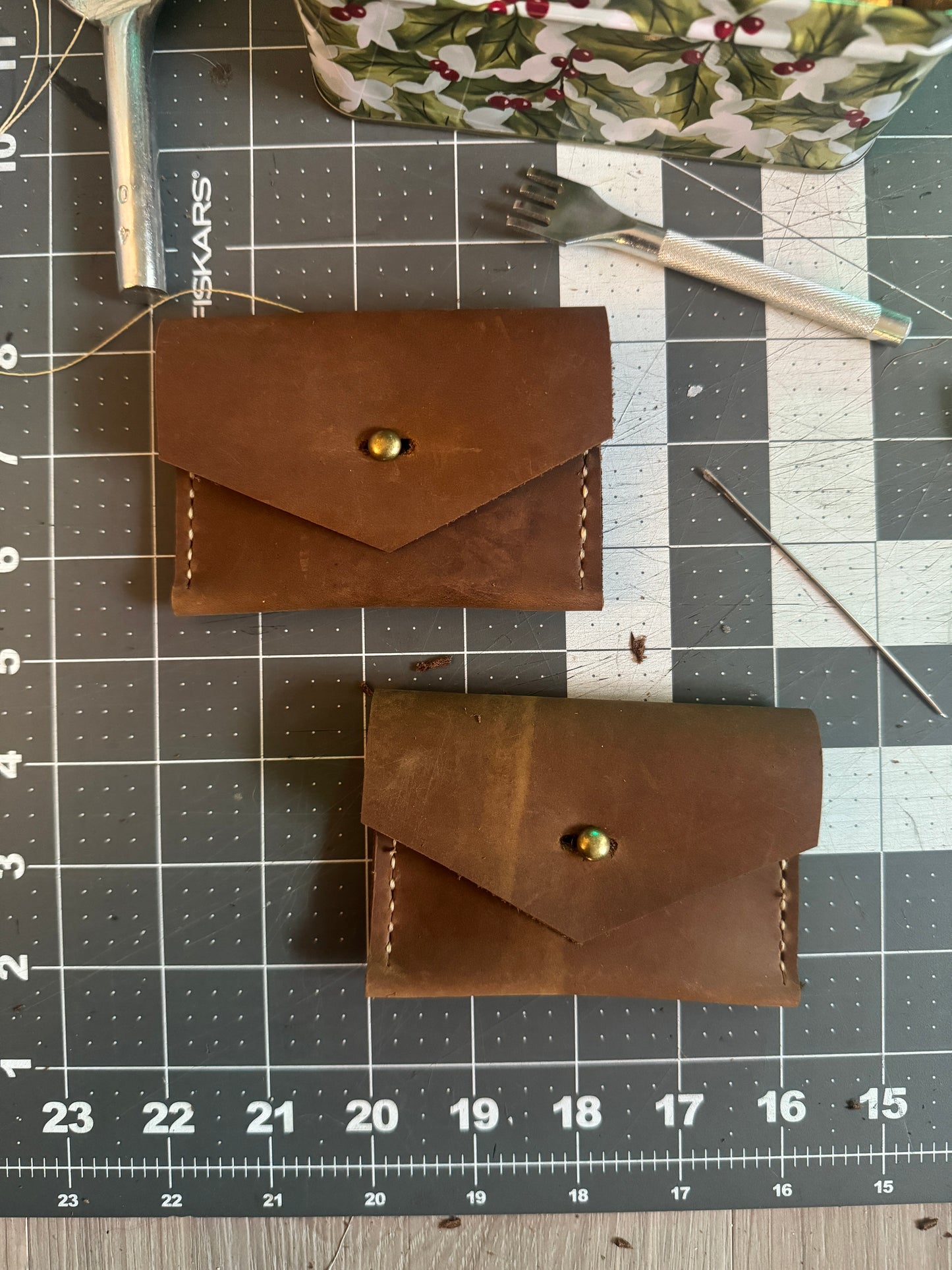 “The Mattie” - Leather card holders
