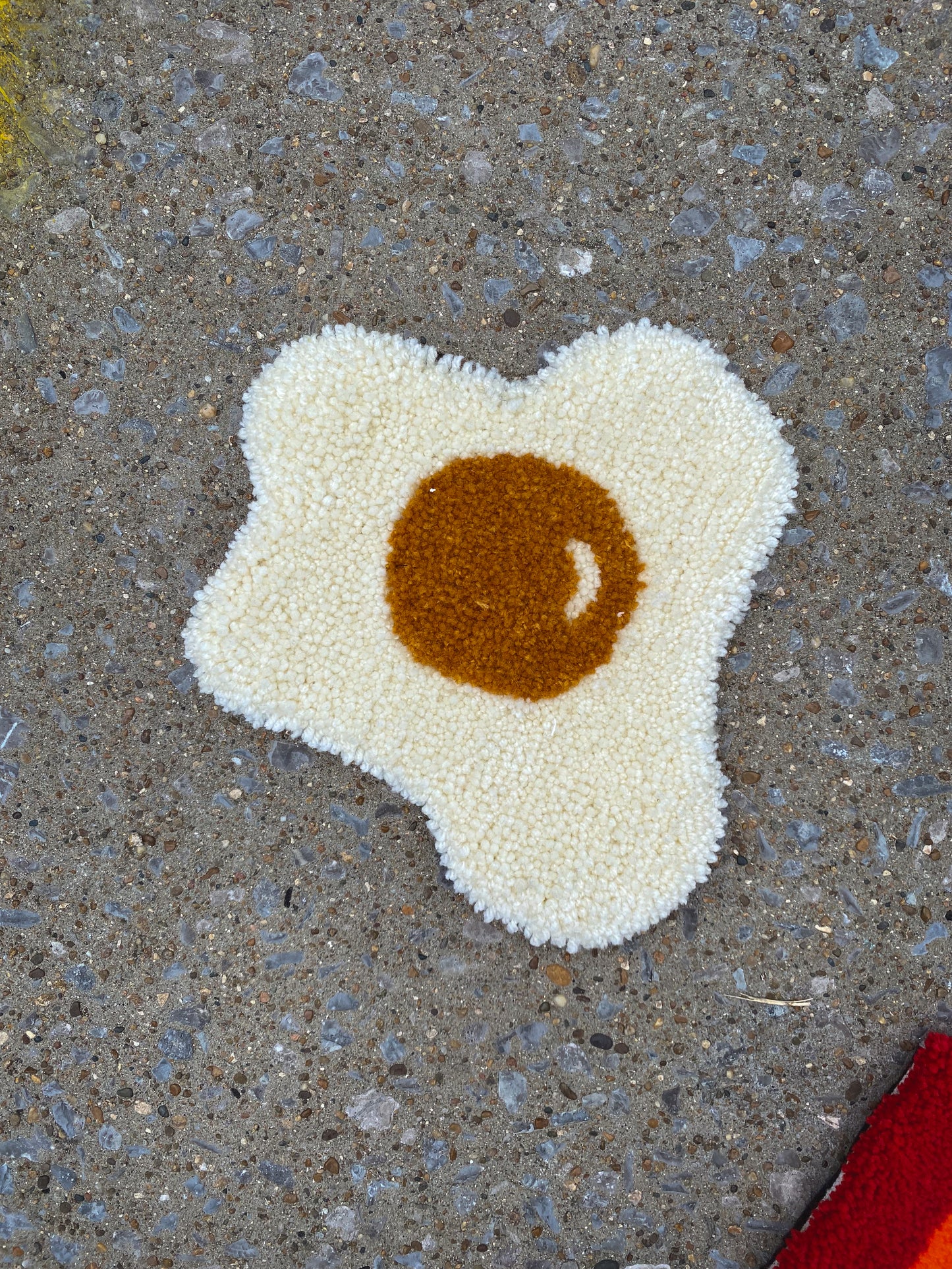FRIED EGG SMALL BONG RUG #5