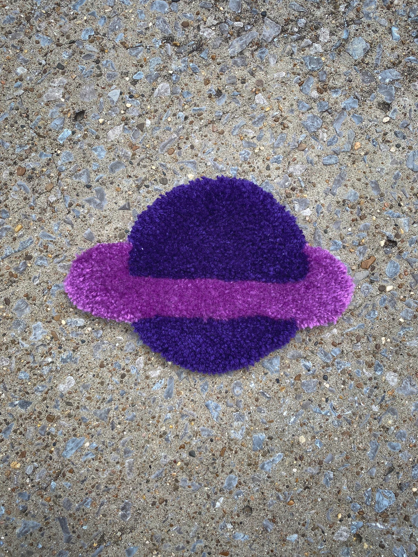 PURPLE PLANET BONG RUG
