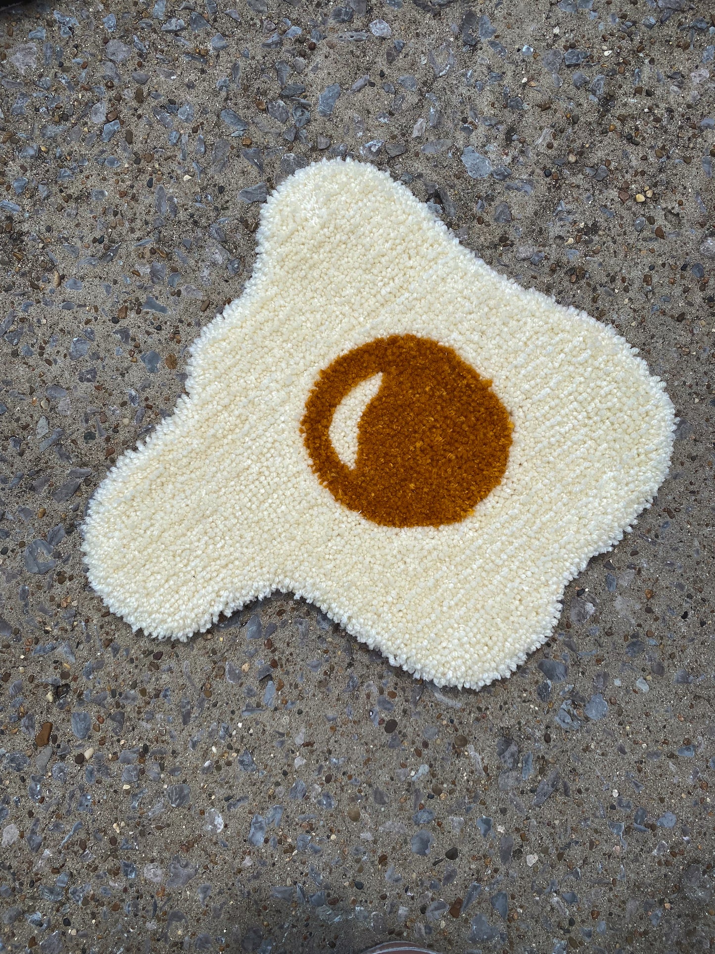 FRIED EGG LARGE BONG RUG #3