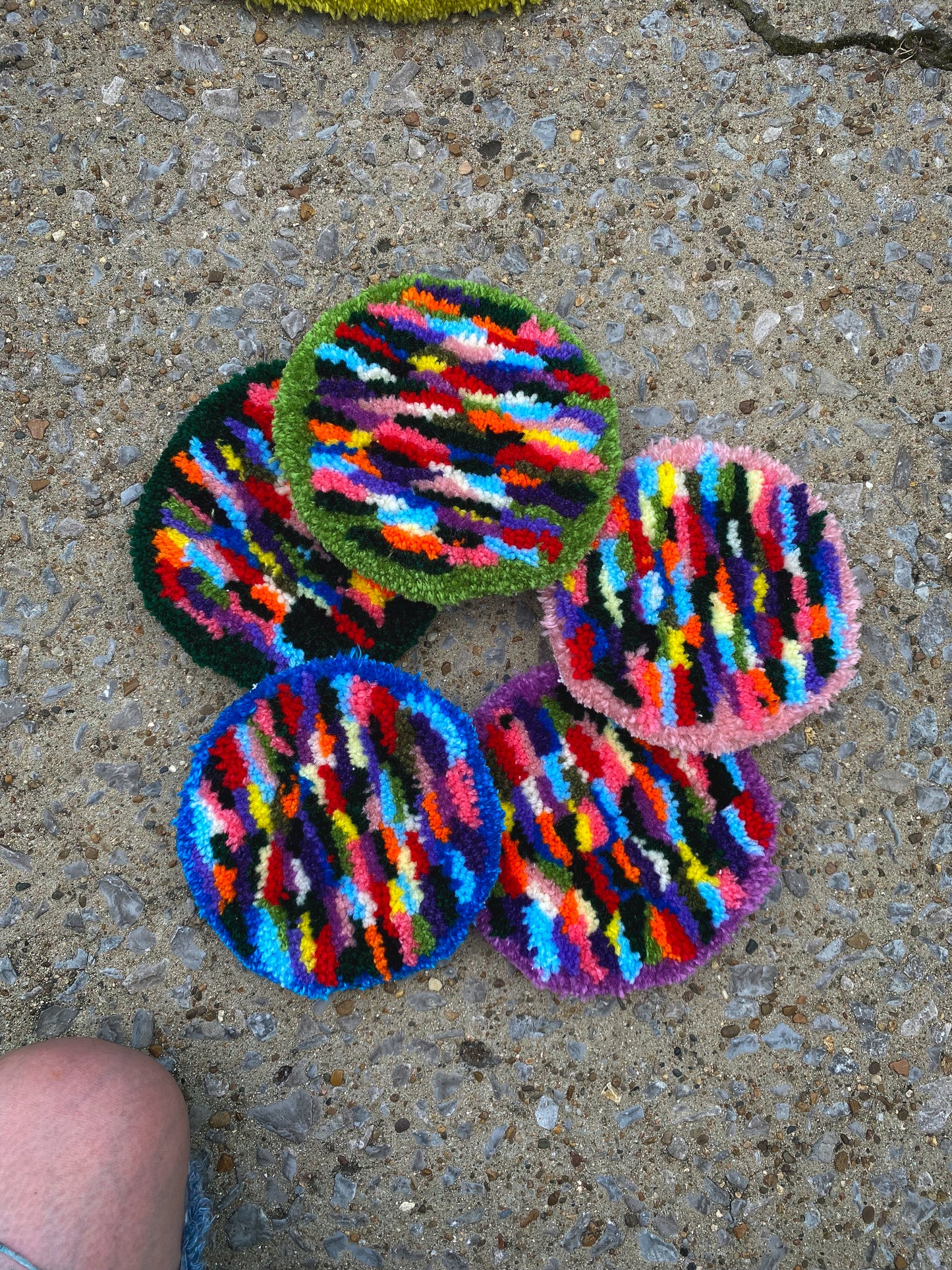 RAINBOW MUG RUGS