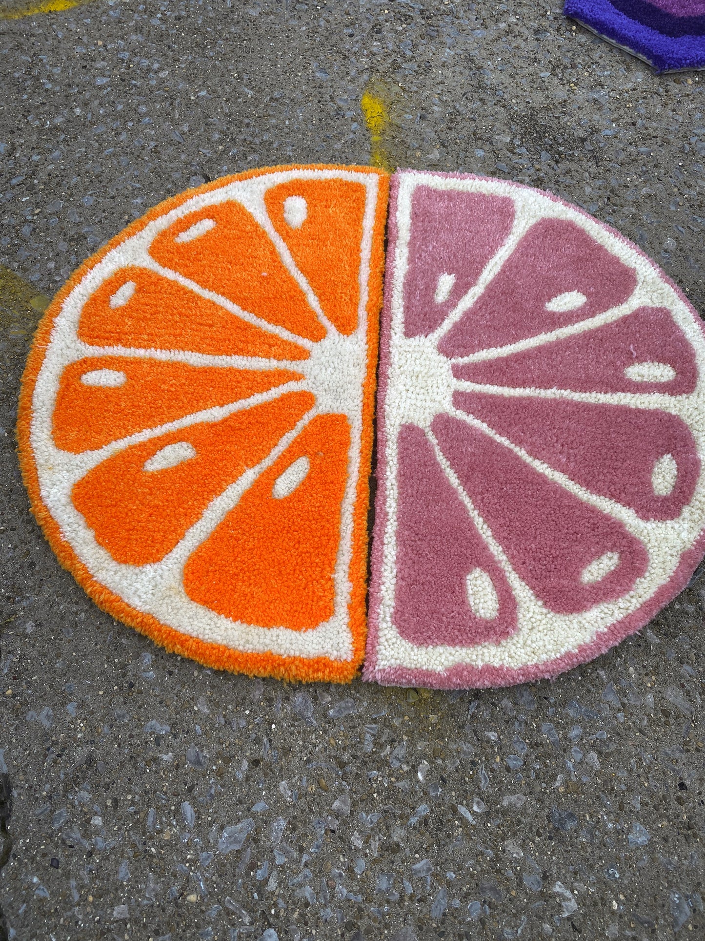 ORANGE SLICE RUG