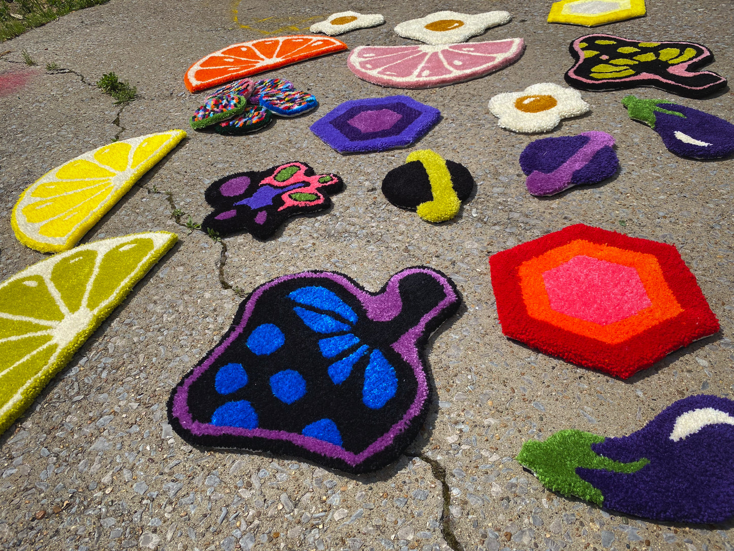 GRAPEFRUIT SLICE RUG