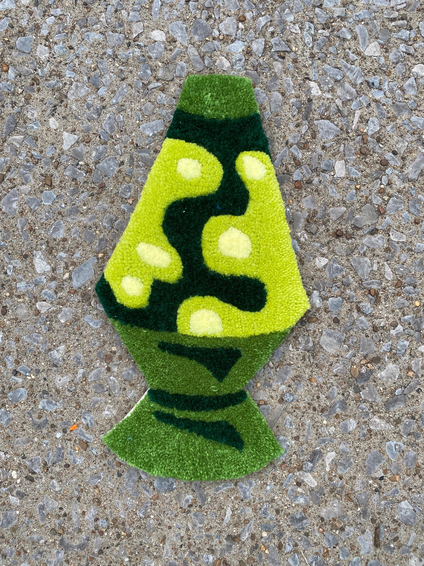 Green lava lamp BONG RUG