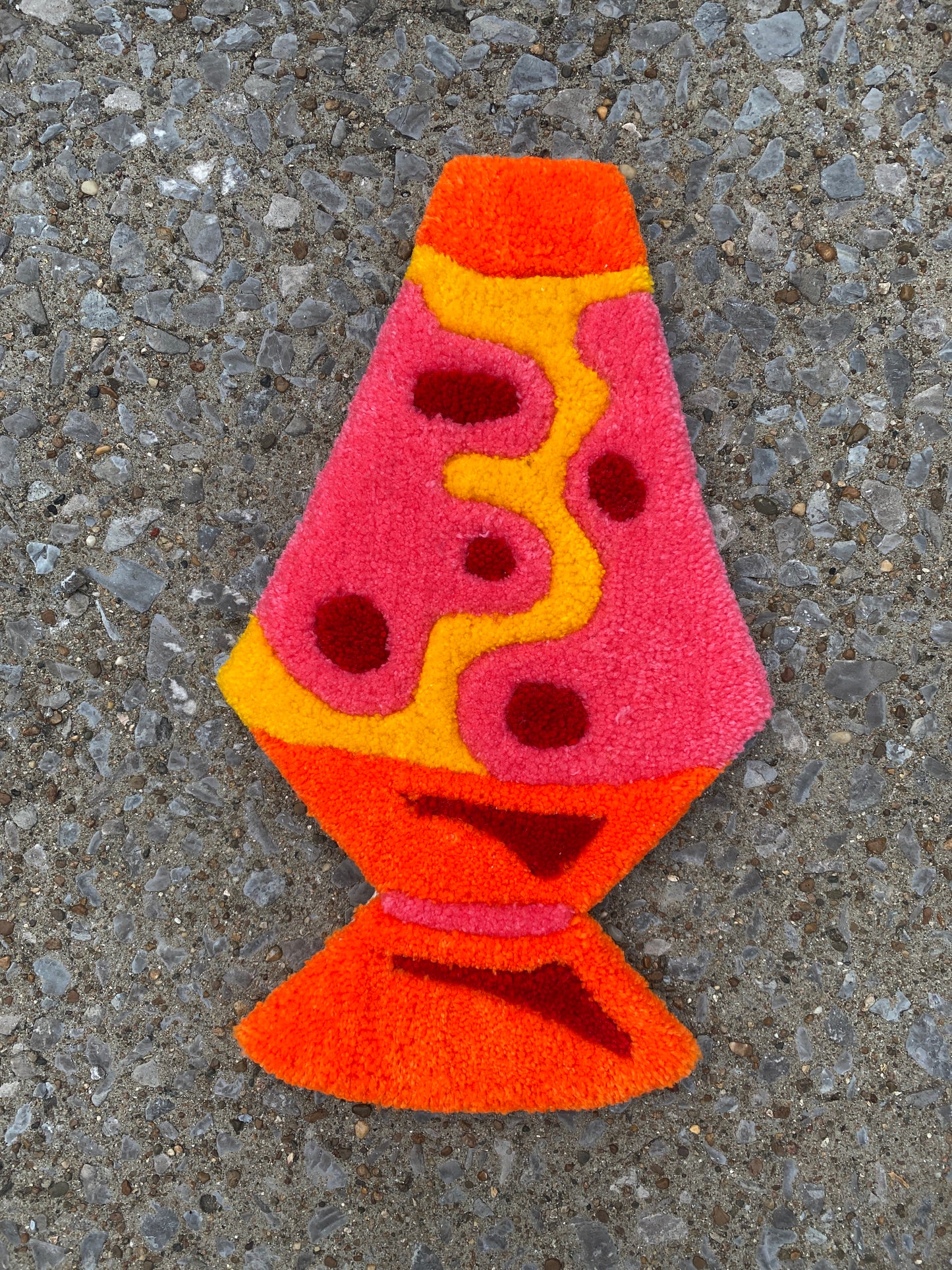Pink lava lamp BONG RUG