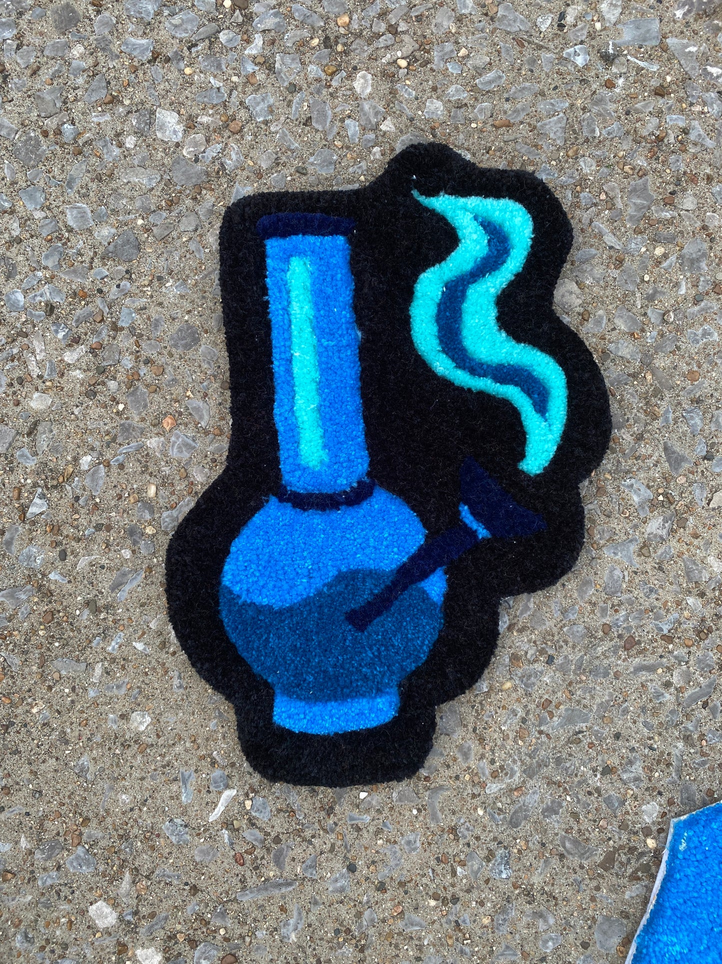 Blue BONG RUG