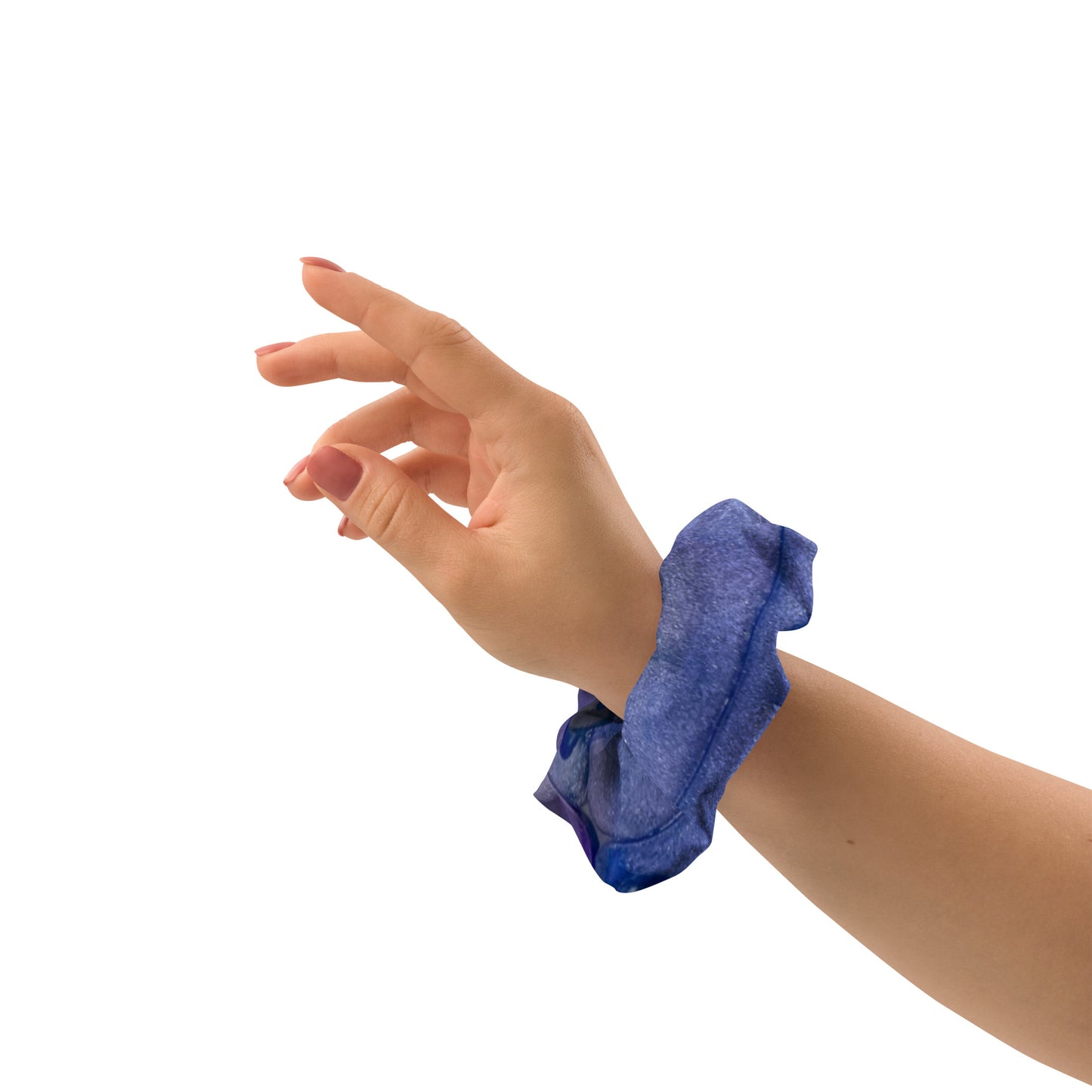 purple domino scrunchie