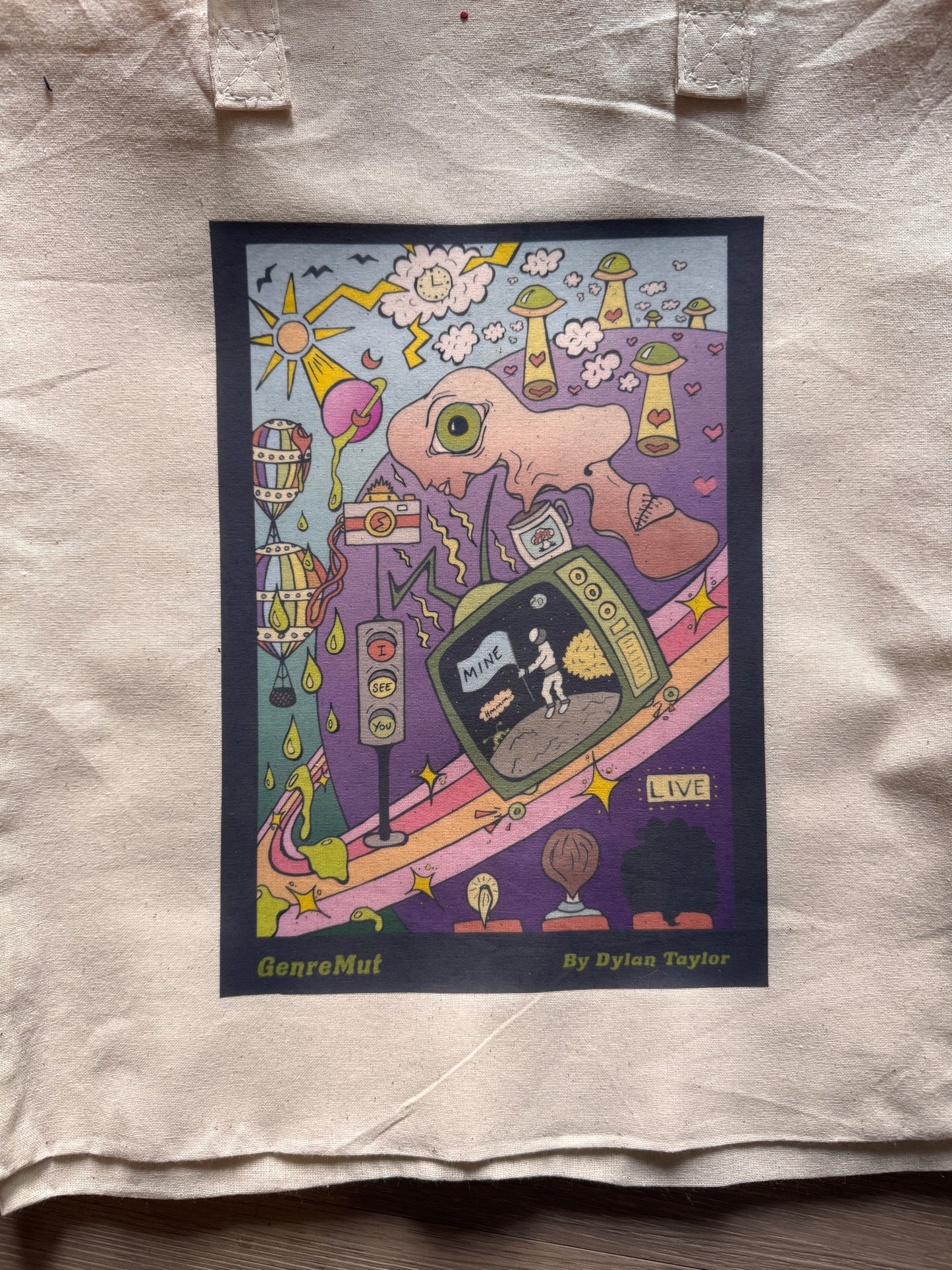 Space head Tote Bag