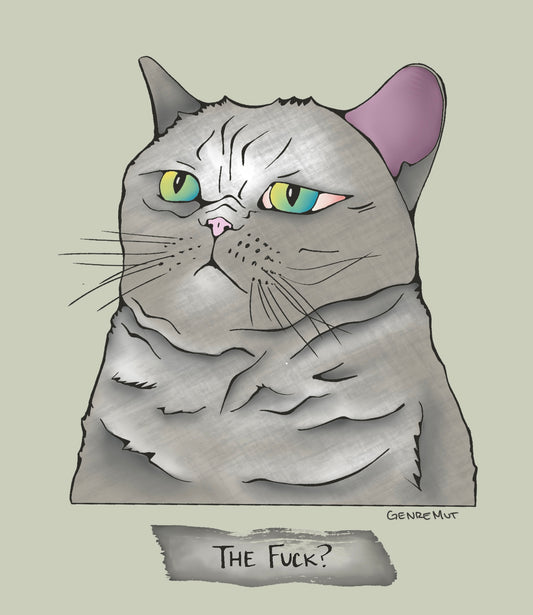 The Fuck cat Tote Bag