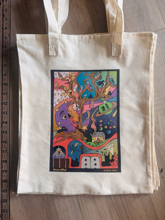 Moon Cowboy Tote Bag