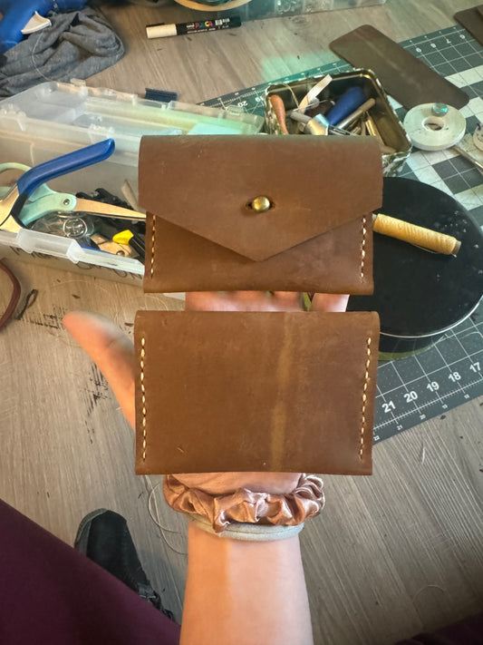 “The Mattie” - Leather card holders