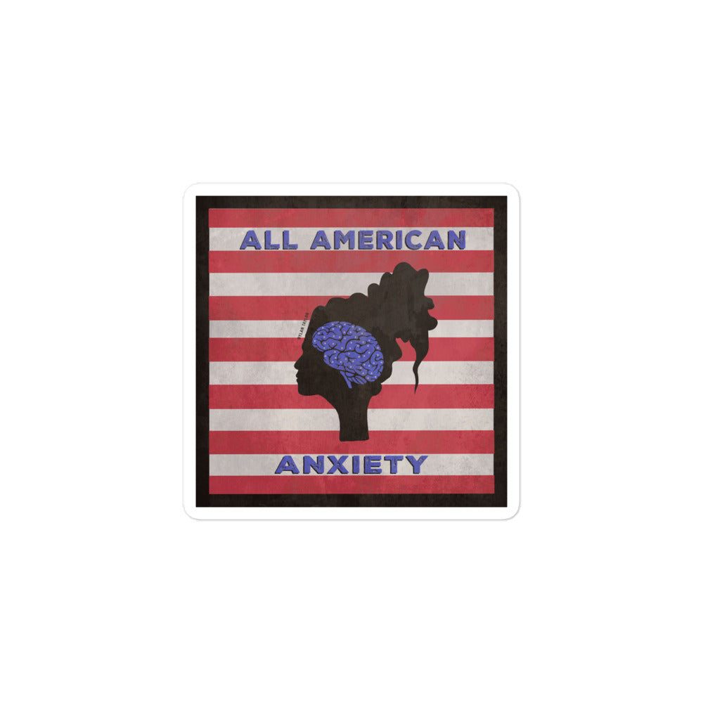 All American Anxiety Bubble-free stickers
