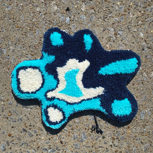 BLUE BONG RUG
