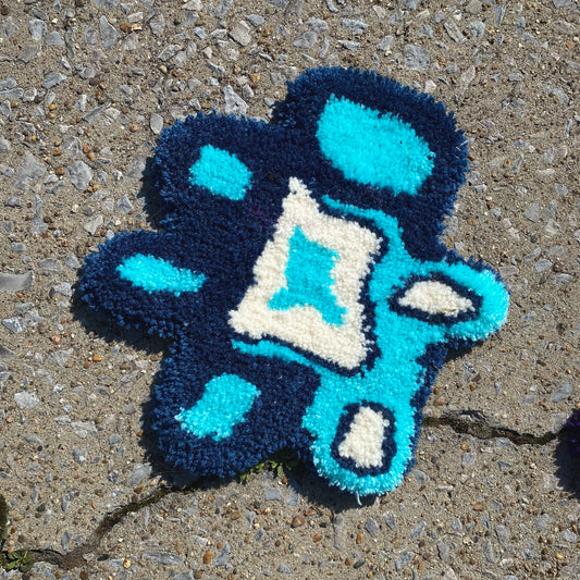 BLUE BONG RUG #2
