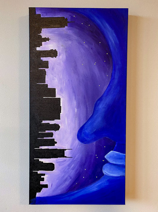 Moon beam Moon dreams over Nashville