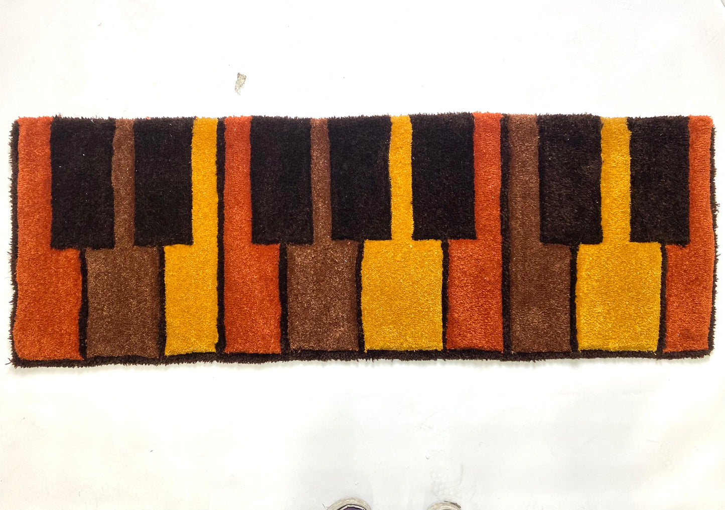 Vintage piano rug