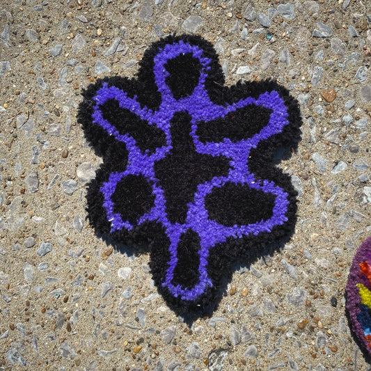 PURPLR MINI FUZZ BONG RUG